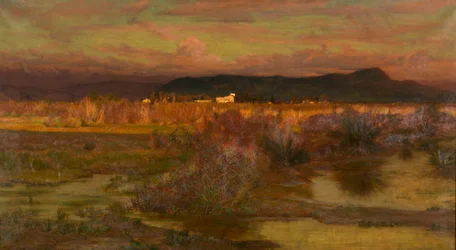 Abenddämmerung in Italien - Abend, 1909